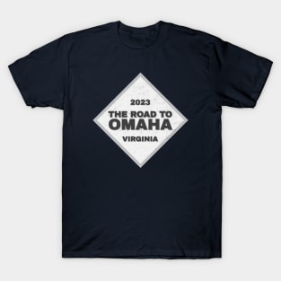 Virginia Road to Omaha College Baseball CWS 2023 T-Shirt